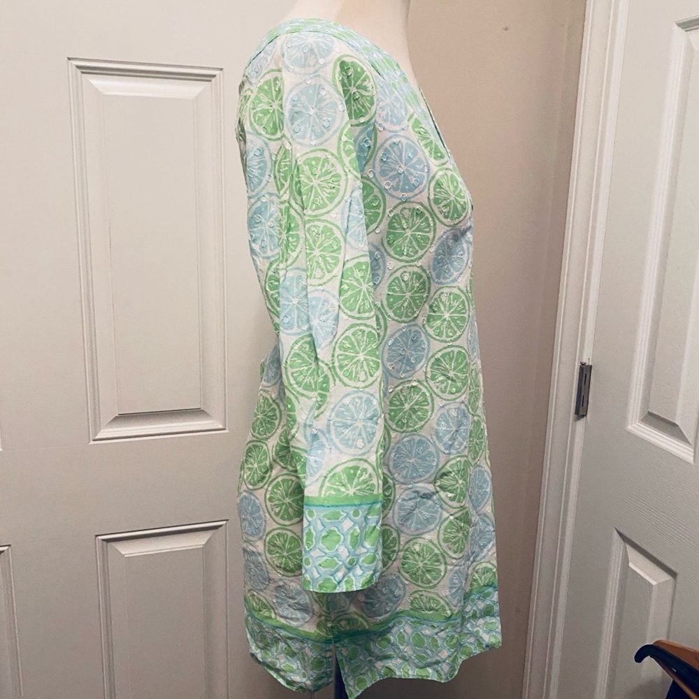 Vineyard Vines Blue and Green Dress size S - Picture 4 of 7